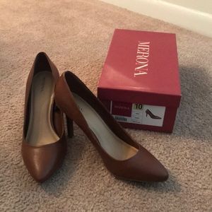 Merona Women’s Heels, Brown, Size 10